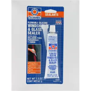 Permatex 1.5 Oz Flowable Silicone Windshield & Glass Sealer 81730