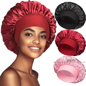 Colors Shipped Randomly Fashion Accession of wig Adjustable Shower Caps for Women Reusable Waterproof Shower Cap for Women