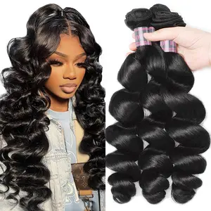 Loose Wave Human Hair Bundles Human Hair 1/3/4 Bundles Raw Virgin Hair Extensions