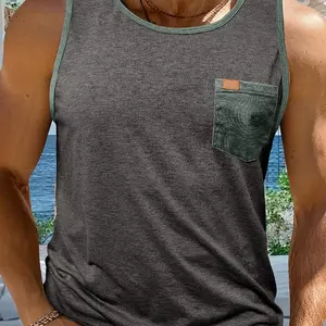 Men s Sleeveless Crew Neck Tank Top for Workouts and Casual Wear - Stay Cool and Stylish All Year Round with this Versatile