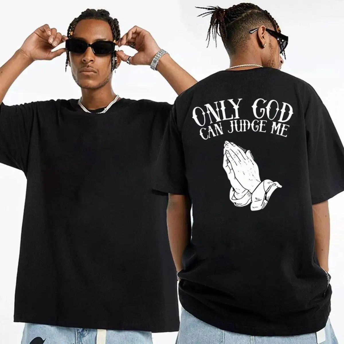 Only God Can Judge Me Shirt, Christian Faith Based T Shirt, Funny Clap Your Hands Graphic Tee, Easter Holiday Gift For Men Women Top, Unisex Short Sleeve Tee, Graphic Round Neck Tee