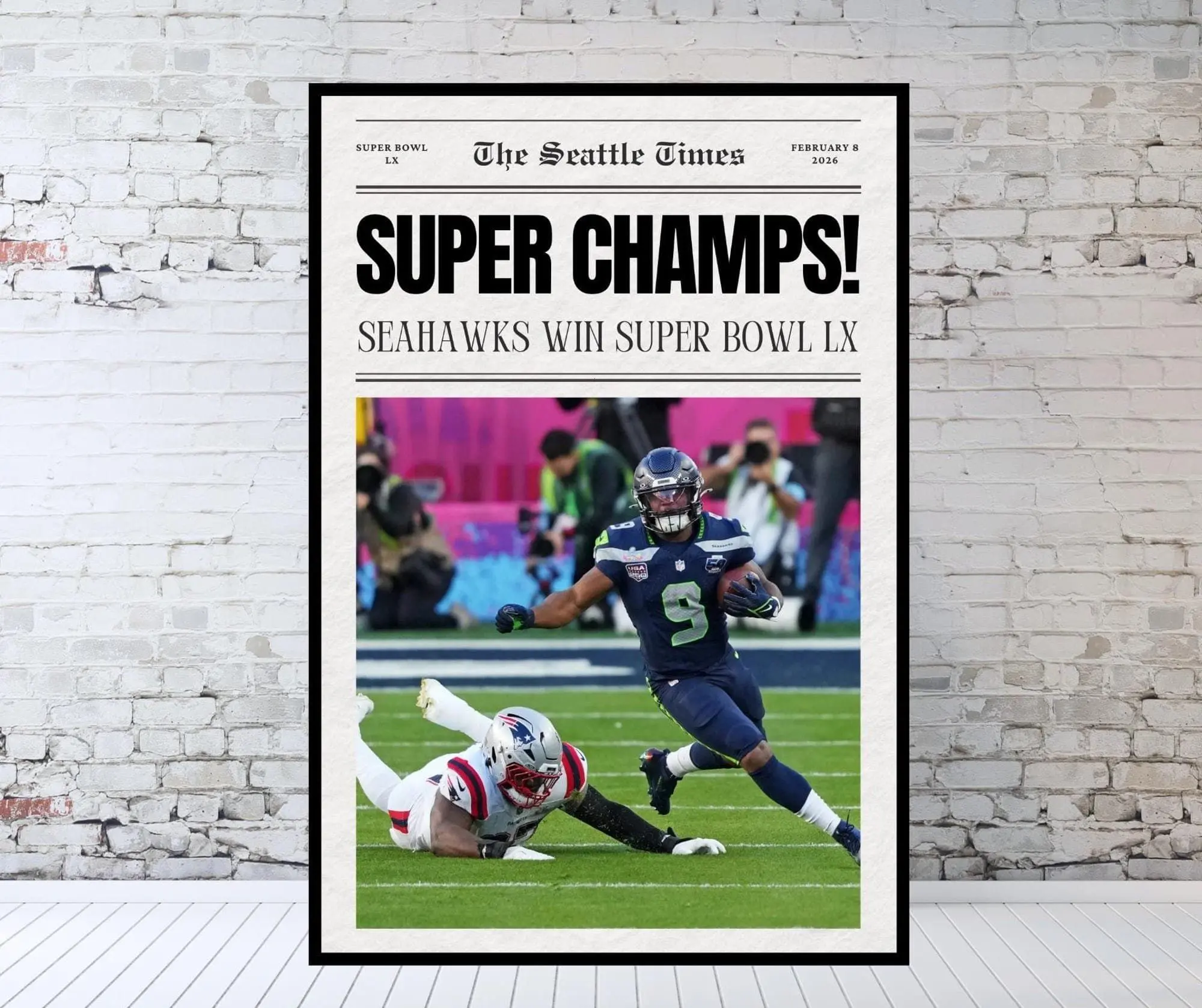 2026 Seattle Seahawks  LX Poster( Unframed - Print Only )
