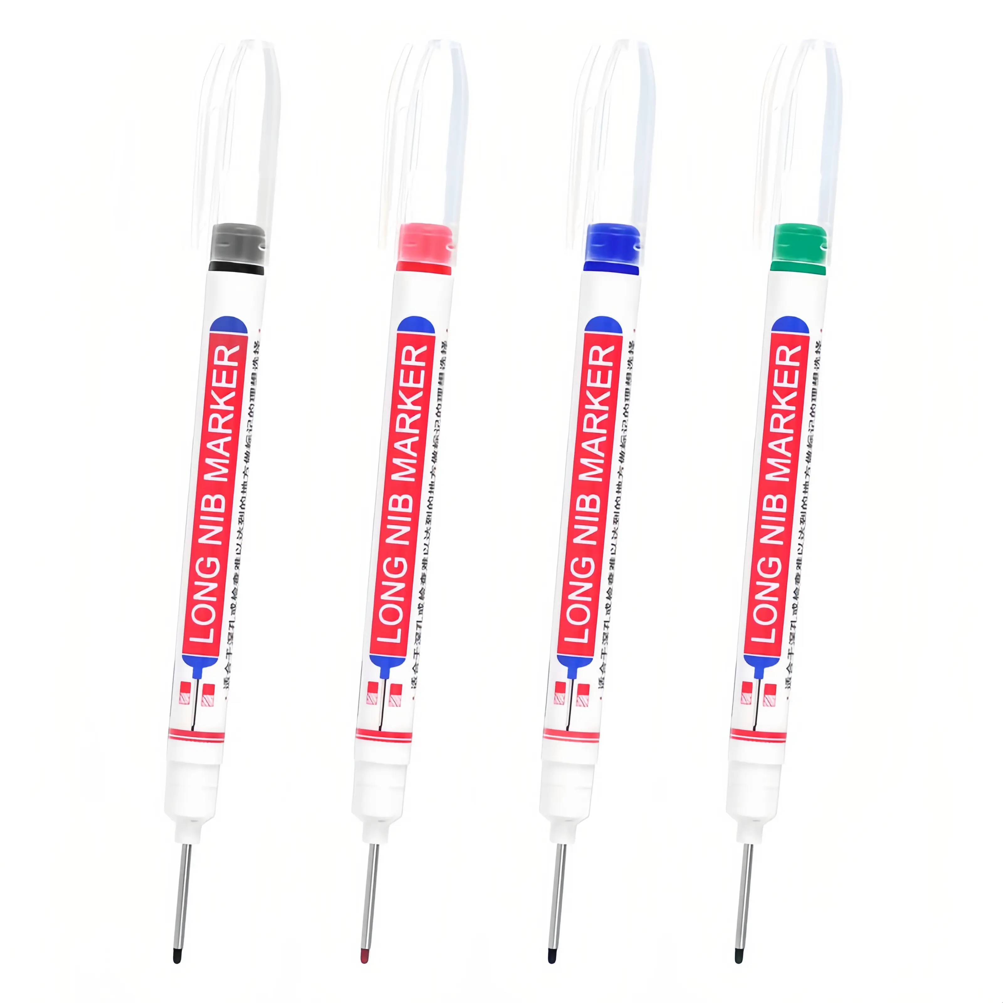 Long Nose Markers - Quick-Dry Waterproof Architectural Scriber Tool| Colorful Precision Marking Pen| Durable Long Nose Marking Tool for Architects