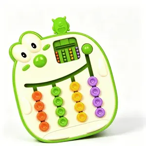 Montessori Color Sorting Logic Board Game for Toddlers 3+, Shift-Move Chess Educational Brain Teaser Toy, Safe Puzzle for Hand-Eye Coordination & Cognitive Development