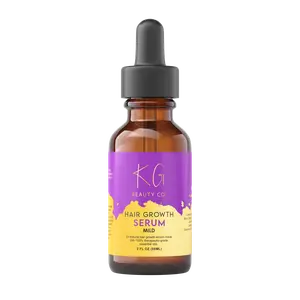 KG Mild Natural Hair Growth Serum with Castor Oil, Lavender, Rosemary, Peppermint, 2 oz Haircare Product