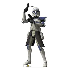 212 MAIN Star Print Clone Captain Rex Cardboard Cutout, 76x30 in. Advanced Graphics, Star Wars: The Clone Wars Season 7 - Home Decor, Photo Prop, Party Decor