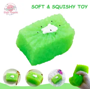 Soft & Cute Plant | Kiwi Bird Toast — Squeeze Toy for Sensory Fun, ultra soft and elastic, helps relieve stress and anxiety; perfect as a Mother’s Day gift and Easter gift.