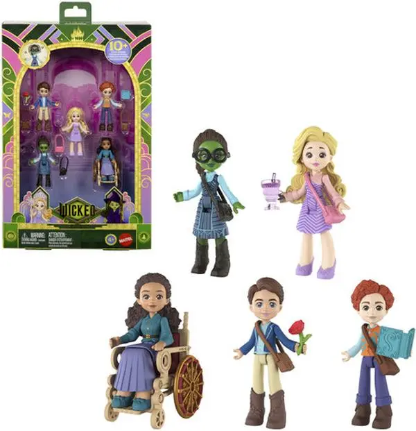 Wicked Students of Shiz Small Doll, 5-Pack  [COLLECTIBLES] Paper Doll
