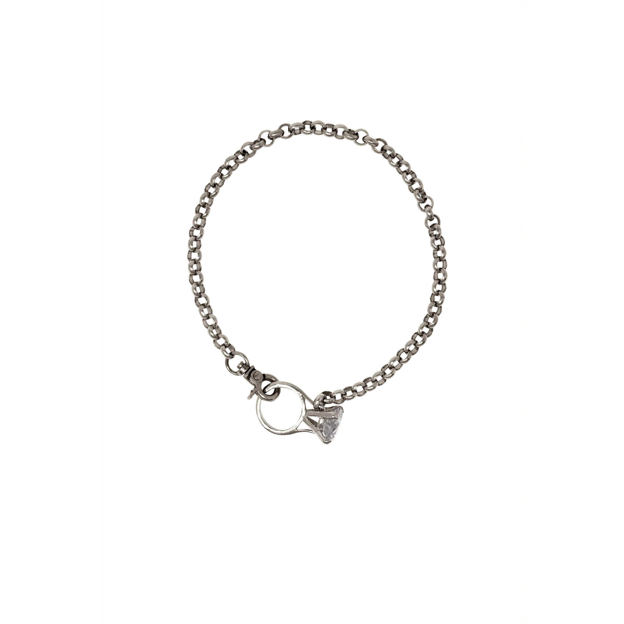 SILVER RING NECKLACE SILVER RING NECKLACE
