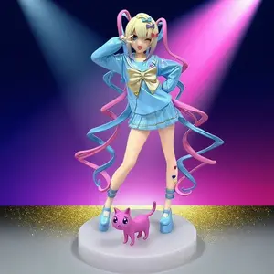 17cm Needy Girl Overdose Anime Figure Pop Up Parade KAngel Action Figures Virtual Uploader PVC Collection Model Ornaments Toys