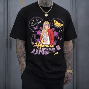Hannah Montanaa 20Years Anniversary T-Shirt, Hannah Montana Fan Tee, Family Matching Shirt, Musical Tee, Unisex Oversize