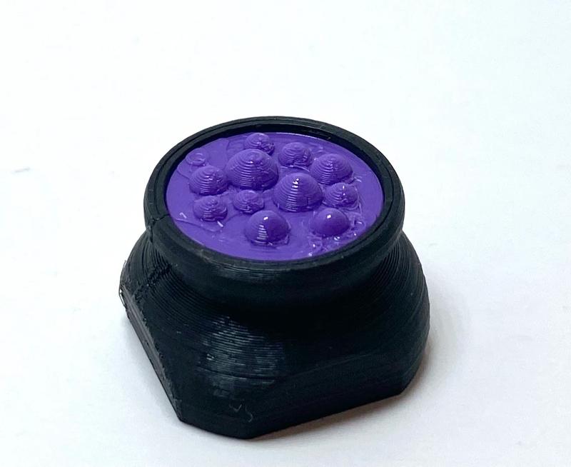 Red, Green and Purple Cauldron Keycaps - Halloween Gaming Keyboard Accessories