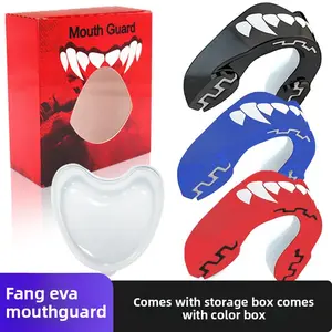 High Impact Protection Mouthguard for Boxing Sports Teeth Guard Gum Shield with Case Comfortable Fit for MMA Training Wrestling Karate