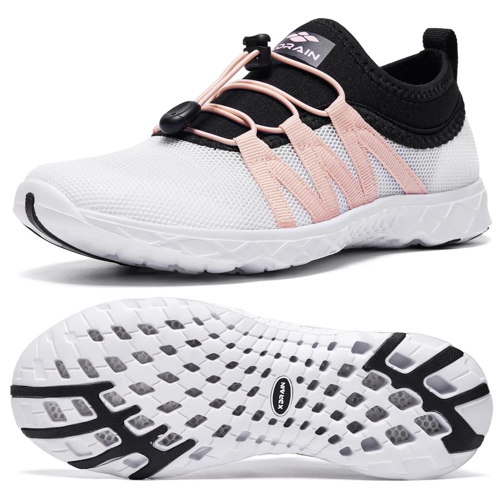 Aleader Women's Fashionable Quick-drying Slip-on Water Shoes Non-slip Breathable Versatile Suitable for Vacation Beach Surfing Swimming Pool