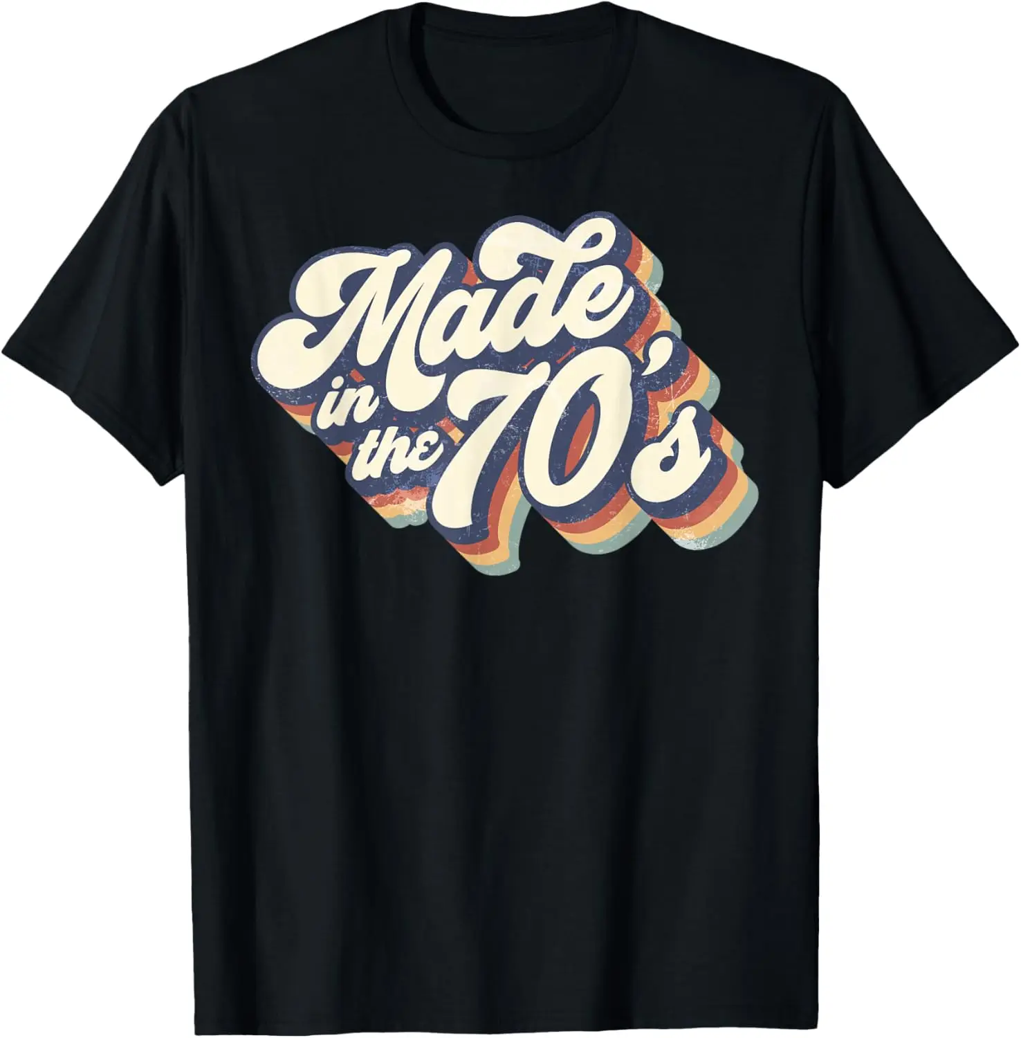 [100% Cotton]   Made In The 70'S Retro Funny Vintage 1970S Party Gifts T-Shirt Golf Gift T-Shirt For Men And Women