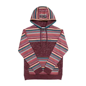 Hooey® Ladies Jimmy Serape Maroon Hoodie HH1202SPMA