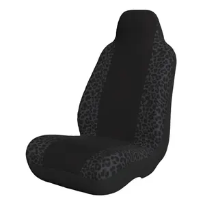 Leopard Print Car Interior Set, Full Coverage Fabric Seat Covers, Car Seat Cushions, Universal Fit for All Seasons, Women's Car Accessories