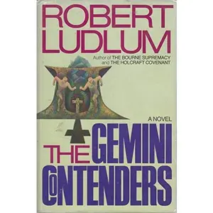 USED-The Gemini Contenders (G K Hall Large Print Book Series) by Robert Ludlum (Hardcover)