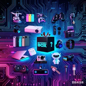 Rare Stock!Only 2 Left!Modern Tech Mystery Box – Random Bluetooth Earphones Inside!Enjoy Surprise Unboxing, Sturdy Make, Hurry Up!