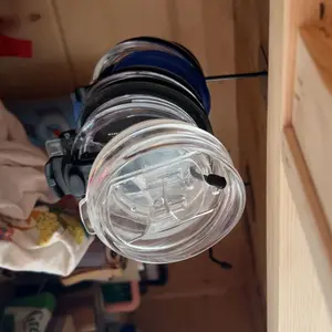 Tumbler Lid Organizer, 2 Counts Simple Large Capacity Space Saving Cup Lid Organizer, Self-adhesive Or Drilling Tumbler Lid Storage Hook, Kitchen Organizer, Hook Storage Rack