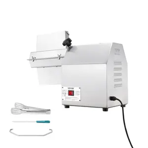 VEVOR Commercial Meat Tenderizer, Heavy Duty 304 Stainless Steel Kitchen Tool with Meat Tong, Cleaning Brush, and Tray, 750W Electric Meat Tenderizer Machine for Beef, Turkey, Chicken, Pork