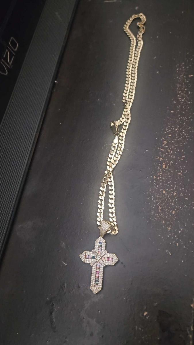 Item: Concave Colorful Cross