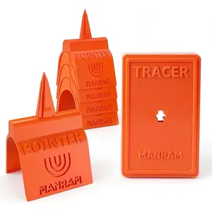 Drywall Outlet Marker Set of 5 - Electrical Box Locator & Tracer Tool, Outlet Marker for Drywall Installation, Professional Tool for Accurate Cutouts