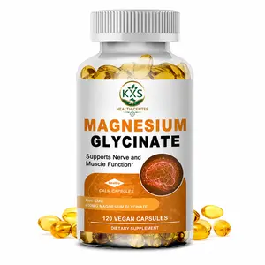 US Seller Magnesium Glycinate Softgels - High Absorption Mineral Supplement for Sleep & Calm Support, 120 Count