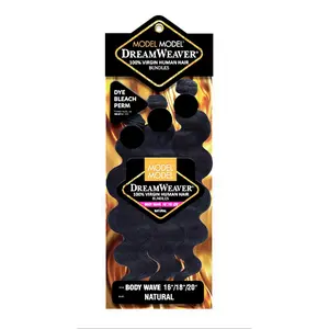 ModelModel Dream Weaver 100% Virgin Human Hair Body Wave 3-Bundle Weave