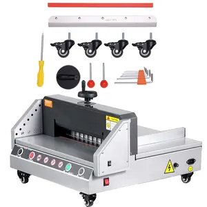 【Summervibes】VEVOR Electric Paper Cutter, 13" /330.2mm Cutting Width, 1.57"/40mm Cutting Thickness, Desktop Paper Cutting Machine with Button Control, Electric Paper Trimmer for Office, School, Printing Plant