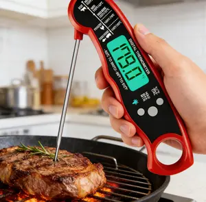 Cooking thermomter Instant Read Meat Thermometer for Cooking Grilling and Griddle Accessories Kitchen Essentials - Waterproof Backlight & Calibration