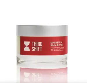 Third Shift Magnesium Body Butter - Fast-Absorbing Lotion for Sensitive Skin, Calms Tired Muscles, Relieves Tension, Soft & Nourished