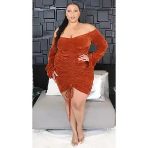 Rave Sweater Dress (Rust)