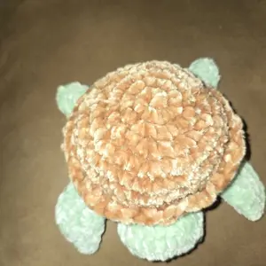 Crochet Turtle Soft Plush Toy with Safety Eyes for Children Over 3 Years Old Ideal for Gentle Handling and Comfort