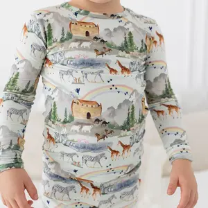 Noah's Ark Long Sleeve Pajamas