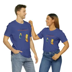 Bart Simpsons Prank Call Collection shirt Seymour Butts Blue Hertz #5