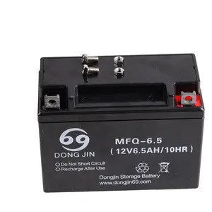 MFQ-6.5 12V 6.5AH Battery Motorcycle AGM CCA50 Rechargeable Maintenance Free Replacement Powersports Batteries for Scooter ebike ATV UTV Go Kart Golf Cart Buggy Quad Lawn Mower Drift Trike 4 Wheeler
