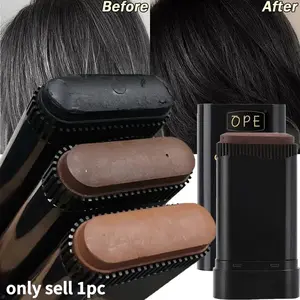 Three Color Comb Two-In-One Hair Dye Stick, Emergency Hair Dye, Hair Coloring, Covers, Waterproof, Long-Lasting, Easy Clean, Root Touch-Up
