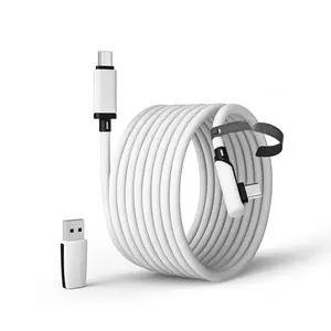 Link  20FT Compatible with Oculus/Meta Quest 3/Quest 3S/Quest2/Pro/Pico 4 Accessories and PC/SteamVR, Upgraded Type C with USB 3.0 Adapter, High Speed Data Transfer Cord for VR Headset