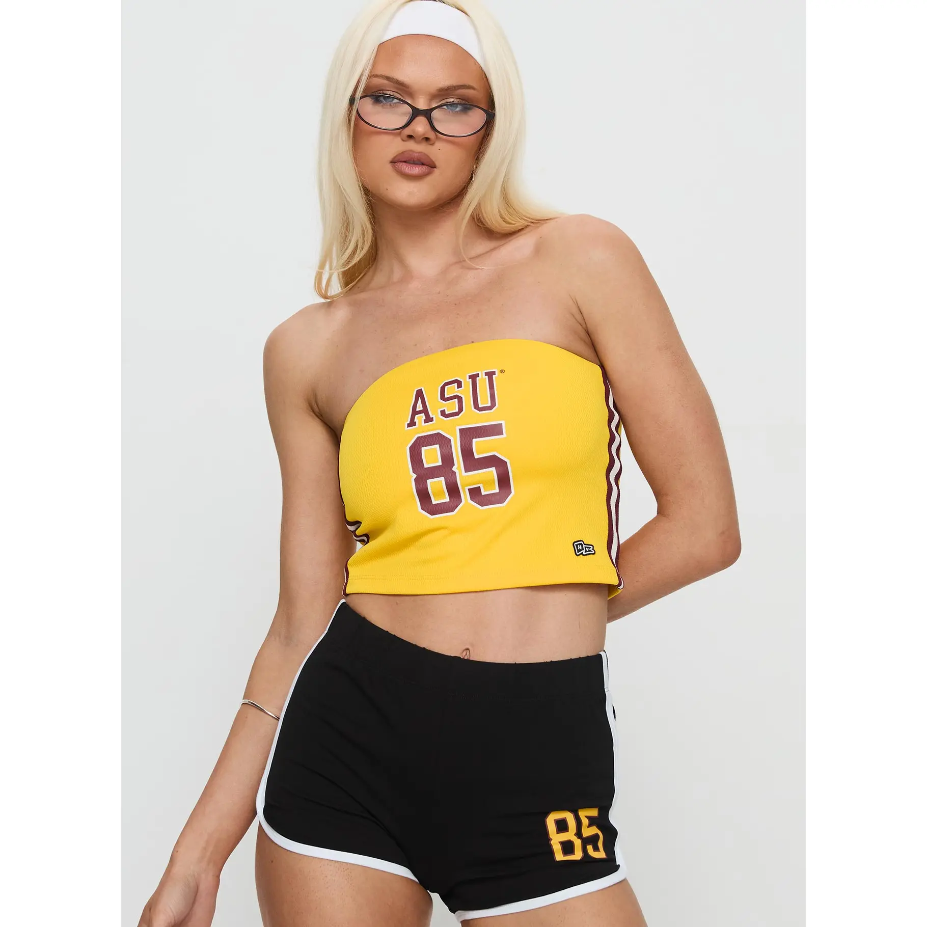ASU Jersey Tube Top Gold