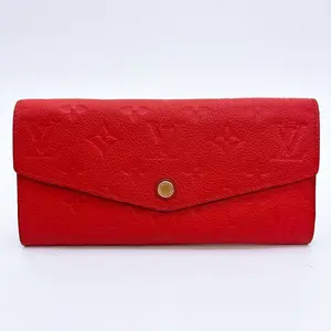 Pre-owned Louis Vuitton Orient Monogram Empreinte Leather Curieuse Wallet