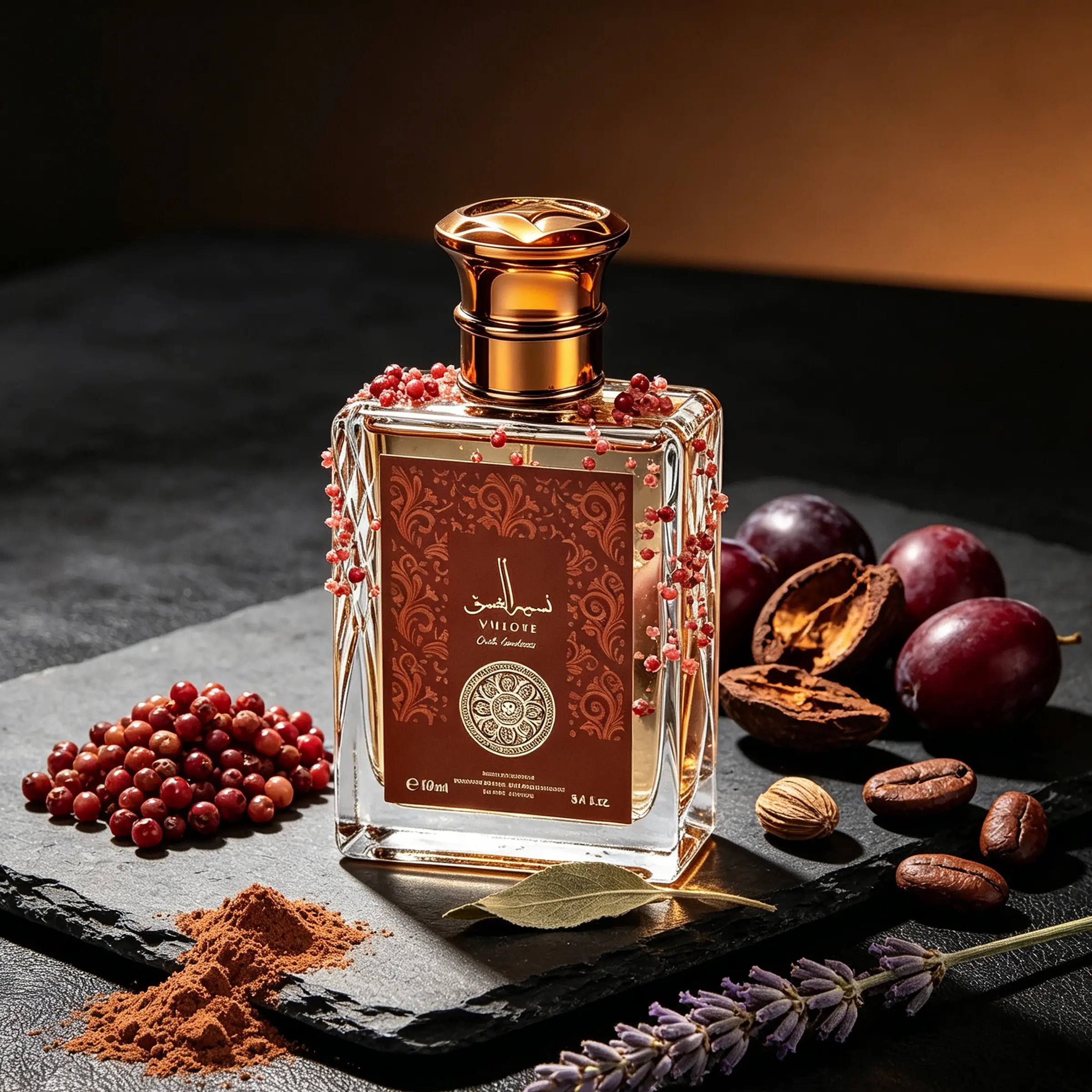 Perfume for Women and Men, Eau de Parfum (100ml) - Spicy Oriental Scent, Long-Lasting Fragrance, Captivating Scents, Aromatic Scent, with Pink Pepper & Cocoa & Nutmeg & Vanilla & Amber, Ideal Gift for Her, Cacao Vanilla Perfume