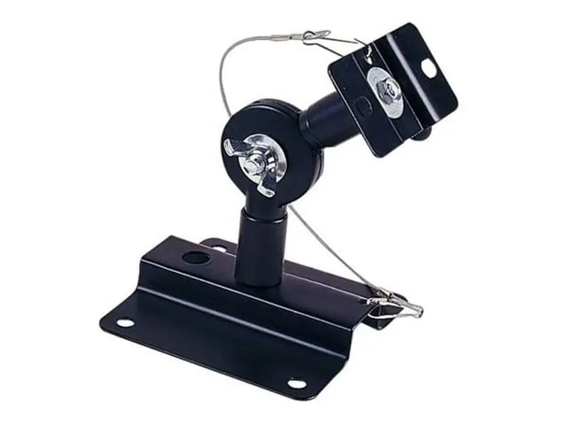 Monoprice 6839 Satellite/Bookshelf Speaker Bracket, 33 lbs. Capacity, Black