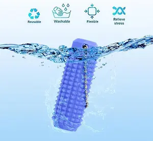 Little Ouchies Fidget Toys,Mini Pocket Fidget Toy for Adults and Kids,Pain Stim Fidget,3D Printed Venting Key Pendant,Spiky Grippie Stim Keychain for Anxiety Relief Positive