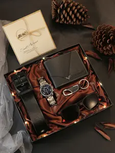 Zhenli Time Key Gift Box Watch Set, Elegant Watch and Accessory Kit, Perfect for Special Occasions and Gifting