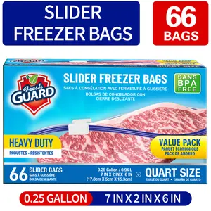 [Heavy Duty Slider Storage] 35/70 Count Heavy Duty Slider Storage Bags - Zippered Fresh-keeping Food Sorting Storage - for Fruit, Grain, Vegetable, Meat, Kitchen Organizers