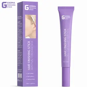 【GEDORMA] Edge Control Hair Finishing Stick, Anti-Frizz Flyaway Taming Hair Mascara Wax Wand, Clear Lightweight Styling Wax Stick, Non-Greasy Hair Care Gift for Women & Girls
