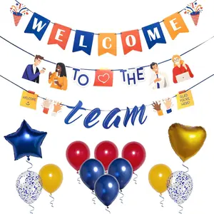 Welcome To The Team Banner, Welcome Banner Decorations, Welcome to the Team Decorations Office Party | Employee Appreciation Banner | Welcome Banner for Office | Welcome Decorations for Office