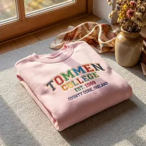 Embroidered Boys of Tommen Sweatshirt, Tone On Tone College Crewneck, Bookish Romance Hoodie, Couple Shirt, Reader Gift