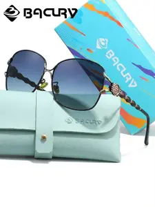BACURY Trendy Cat Eye Sunglasses for Women Retro Vibe with UV Protection, All Match Frame for Casual, Party And Vacation Outfits